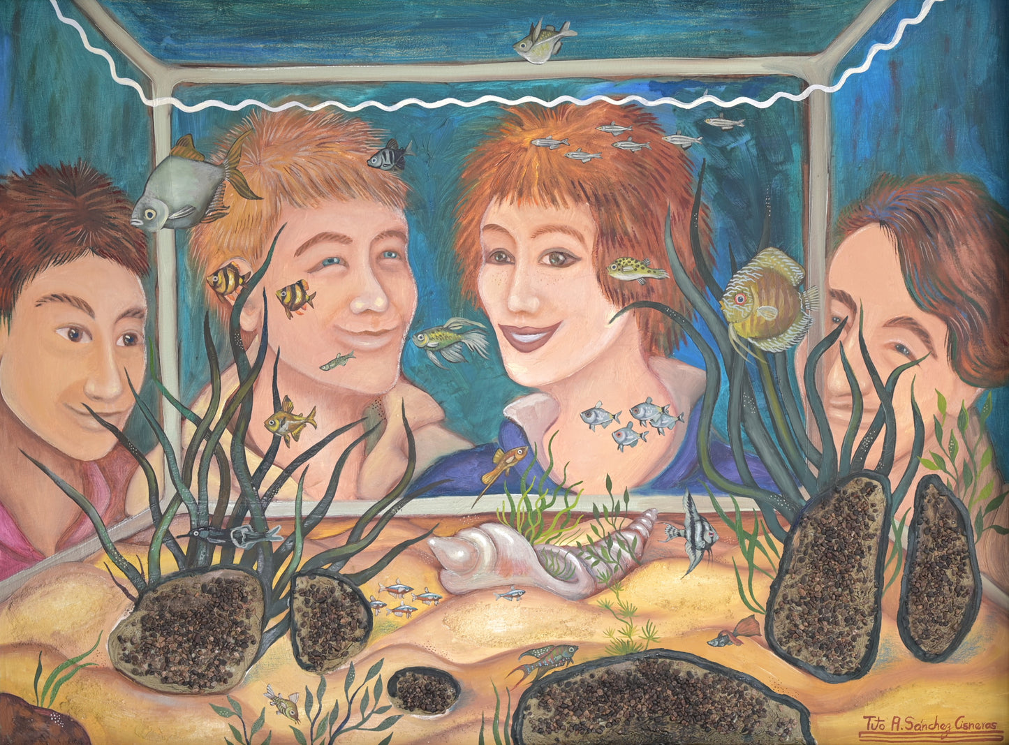 LA VIDA DE UN ACUARIO VERDE