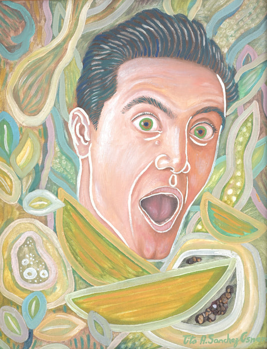 EL GESTO DEL AUTORRETRATO VERDE